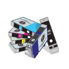 Inkedibles Edible Ink cartridges for Canon PGI-280XL / CLI-281XL - 6-pack - 2-black, cyan, magenta, yellow, photo blue