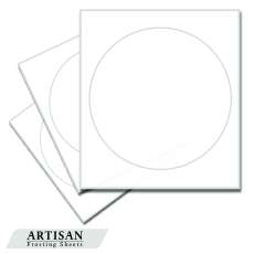 InkEdibles Brand Artisan Icing Sheets - 24 sheets: 8 inch circles