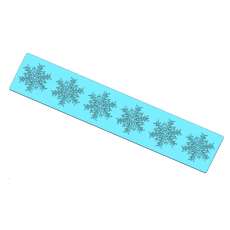Silicone Lace Strip - Snowflakes