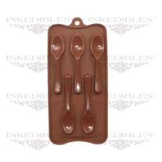 Silicone Chocolate Mold - 3D Spoon Shape
